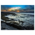 thumbnail image 2 of Fascinating Sunset at Australia Coastline - Large Seashore Canvas Print, 2 of 3