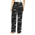 thumbnail image 3 of Naloa Travel The World Print Women’s Ultra-Soft Comfy Pajama Lounge Pants with Pockets & Drawstring, 3 of 8