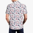 thumbnail image 5 of Xecao Sailing Marine Travel for Mens' Casual Short Sleeve Button-Down Polo Shirts for a Classic Golf Look, 5 of 9