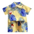 thumbnail image 2 of Agkizg 2PC Short Sleeve Graphic Shirt Shorts Set Casual Summer Outfits (Boy's or Boy's Plus),2-Piece Set,Sizes 2-15 Years, 2 of 4