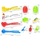 thumbnail image 3 of Ganfancp 12Pcs Snowball Maker Tool Winter Snow Toys Kit con Mango para Formas de Nieve Hacer Set Lucha Du-Ck para Niños Pequeños Adultos Moldes de Arena de Nieve Al Aire Libre Ofertas de La Semana 12, 3 of 7