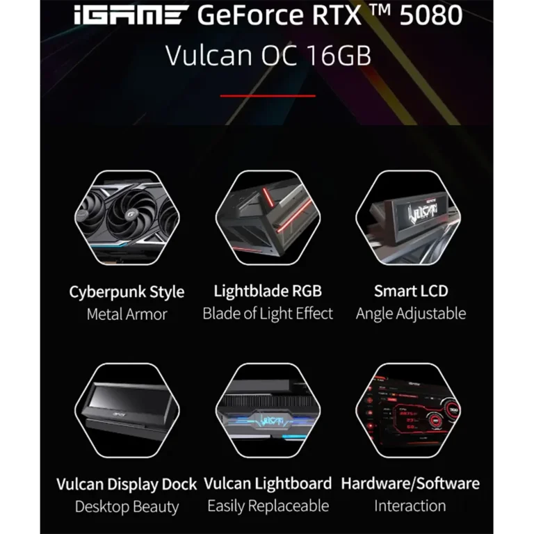 Colorful iGame RTX 5080 Vulcan OC 16GB Graphics Card - Walmart.com