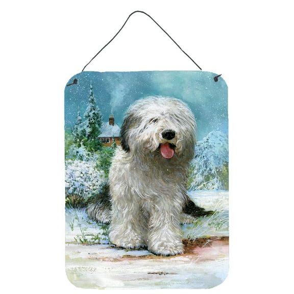 Old English Sheepdog by Don Squires Wall or Door Hanging Prints