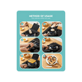 thumbnail image 4 of Waffle Iron Plates, Deep Fill Non-Stick Aluminum Alloy Traditional for Easy Clean A, 4 of 7