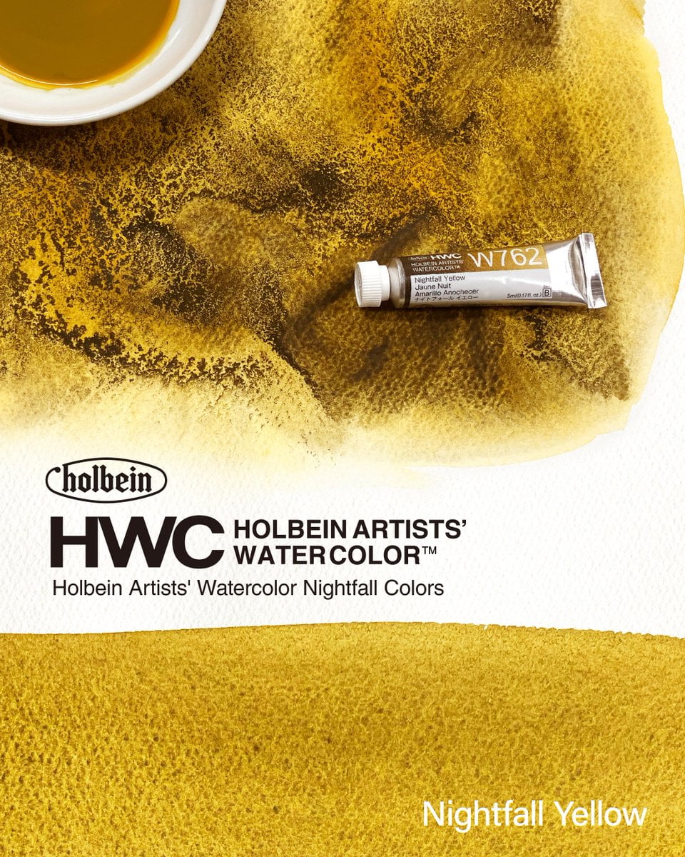 Holbein Artist Watercolor Set of 5 Nightfall Color Tubes 5ml Made in Japan 2025 New