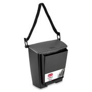Rubbermaid Automotive 3317-20 Pop Up Trash Can with Flip Top Lid: Hanging Car Garbage Bin/Waste Basket Organizer Caddy