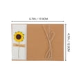 thumbnail image 3 of Shisuyan Carte de Fleurs Séchées Couleurs Rétro 8 Pcs 6.7X4.7In, 3 of 8
