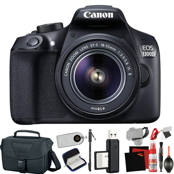 Belofte Ijveraar Ijzig Canon EOS 1300D / Rebel T6 DSLR Camera with Extra Accessory Bundle -  Walmart.com