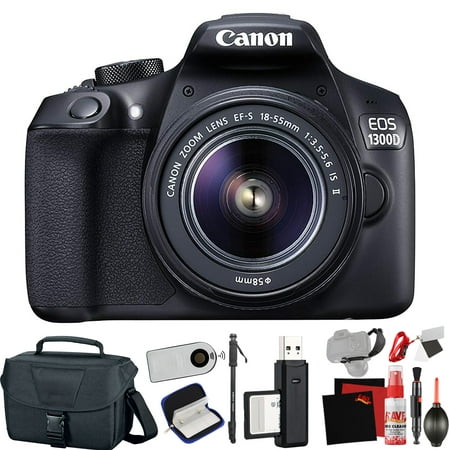 Canon EOS 1300D / Rebel T6 DSLR Camera with Extra Accessory Bundle