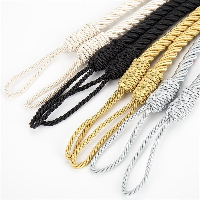 Rope Cord Tassel Cotton Rope Curtain Tiebacks Living Room Home Decoration Hot OS 
