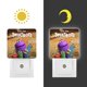 thumbnail image 3 of Pregunta a los StoryBots Luz nocturna LED con sensor de anochecer a amanecer para dormitorio, baño, pasillo, escaleras - Lámpara LED nocturna de enchufe, 0.5W - 1 pieza, 3 of 6