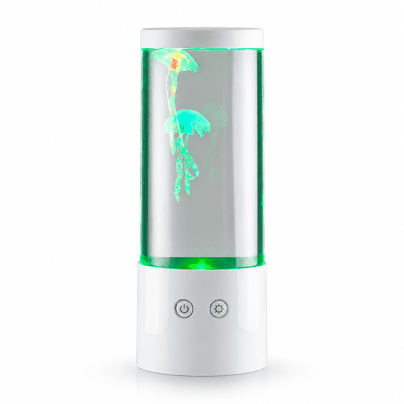 Merkury Innovations Jellyfish Night Light Lamp Motion & Multicolor Leds - Easy Mode Switching, USB Powered - 9"
