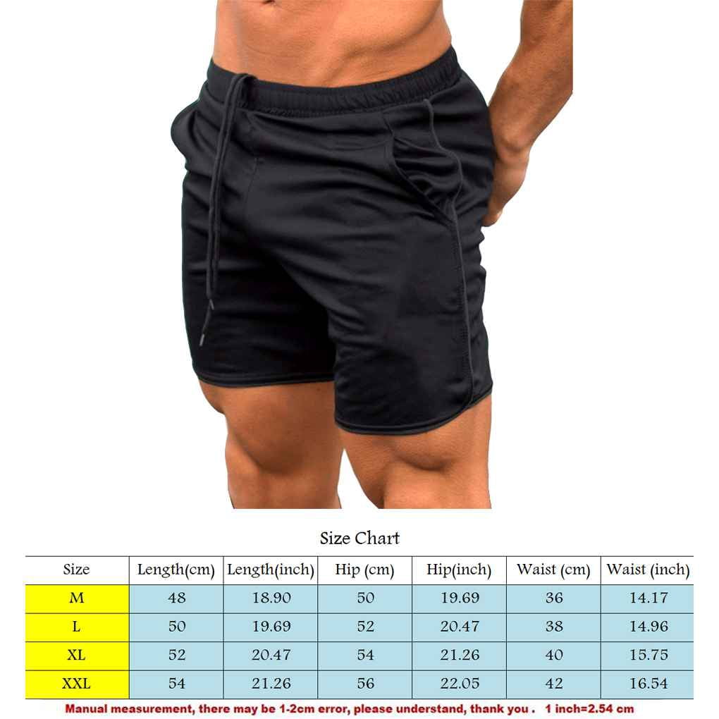 Summer Men Shorts Calf-length Fitness 