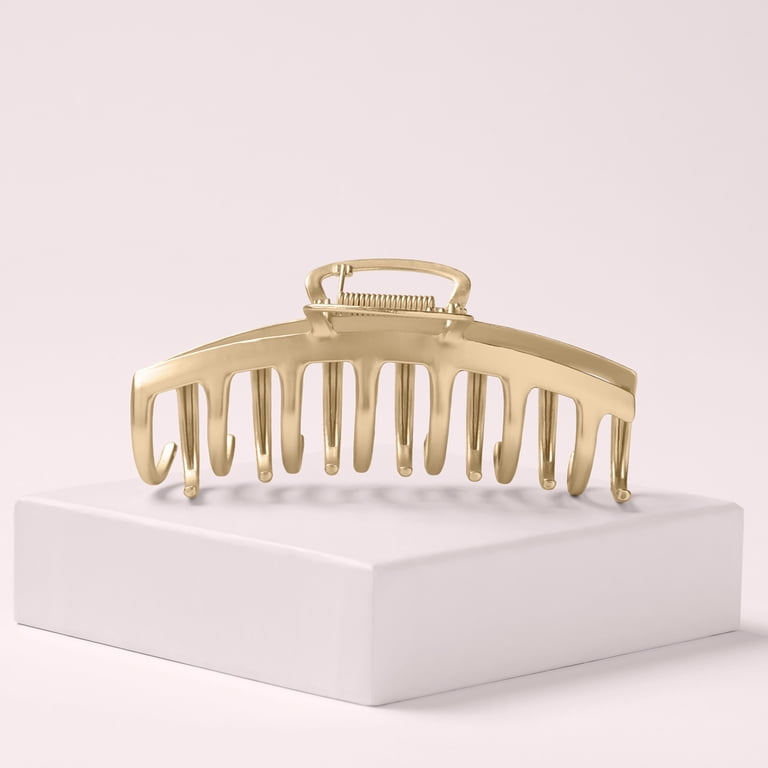 The Hair Edit Timeless Claw Clip, Gilded Gold