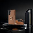 thumbnail image 5 of Nalacover for Samsung S23 Plus Wallet with Card Holder Slot, 360?Rotation Ring Holder Kickstand Cover for Men Women Protective Premium PU Leather Shockproof Cover for Samsung Galaxy S23 Plus,Brown, 5 of 9