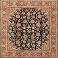 thumbnail image 1 of Ahgly Company Machine Washable Indoor Square Traditional Sandy Brown Area Rugs, 3' Square, 1 of 7