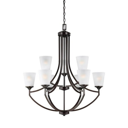 

Nine Light 2-Tier Chandelier-Bronze Finish-Incandescent Lamping Type Bailey Street Home 73-Bel-2015705