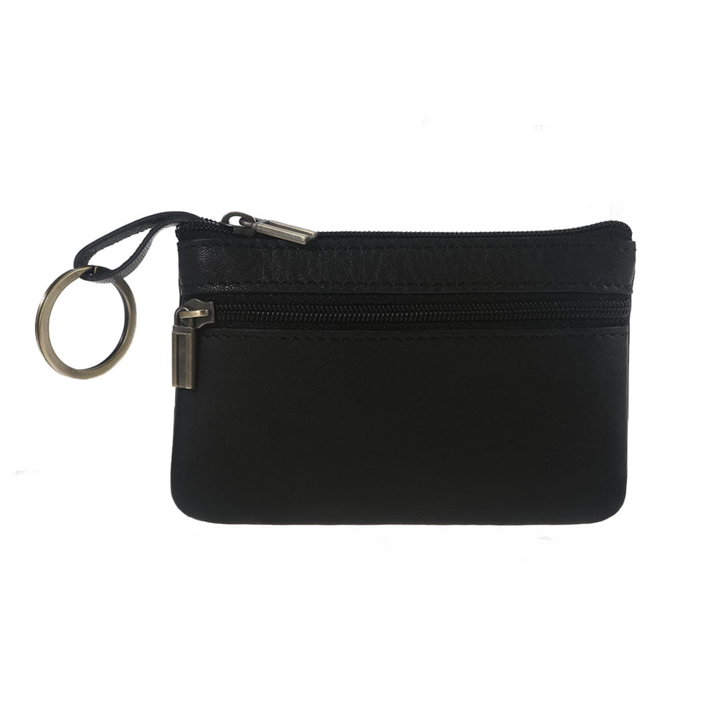 PU Leather Slap Jack Coin Purse Belt Sap Wallet for Men Black 25.5