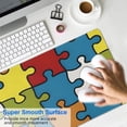 thumbnail image 4 of Color Puzzle&nbsp;desk Mouse Padwaterproofnon Slip&nbsp;for Office Home Work GamingmousepadsRubber Base Mousepad with Stitched Edges 31.5x11.8inches, 4 of 7