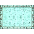 thumbnail image 1 of Ahgly Company Indoor Rectangle Oriental Light Blue Traditional Area Rugs, 6' x 9', 1 of 4