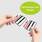 150 PCS Car Oil Change Sticker Auto Service Reminder Roll, Clear Window Lite Stock 150 Labels Next Service Due Sticker, Removable Vinyl Stickers, 2 x 2 inches