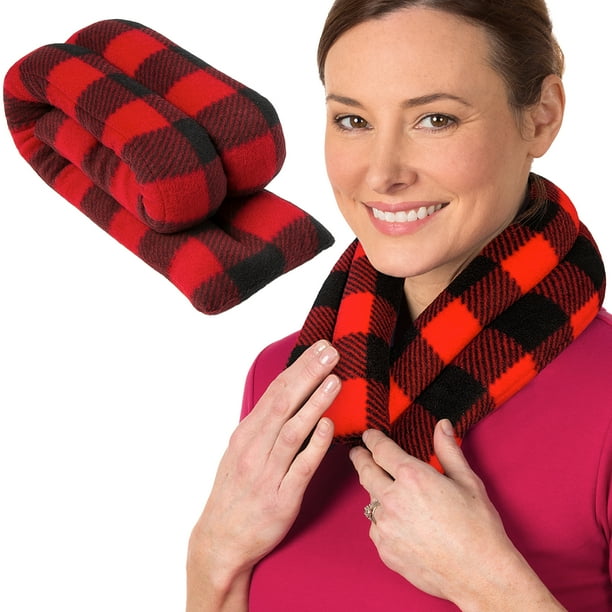 Sunny Bay Extra Long Neck Heating Wrap, Microwavable Heat Pad, Heated Neck Wrap, Microwavable