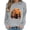 Gray Sweatshirts, variant on Jsaierl Womens Halloween Sweatshirts Plus Size Graphic Pullovers Fall Going Out Crewneck Long Sleeve Shirt Tops Halloween Clothes, Sizes S-2XL