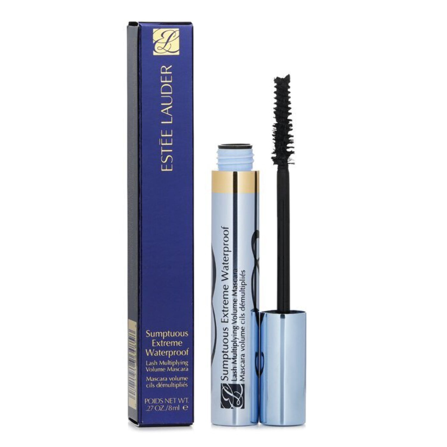 Sumptuous Extreme Waterproof Lash Multiplying Volume Mascara -#01 Extreme Black by Estee Lauder for Women - 0.27 oz Mascara