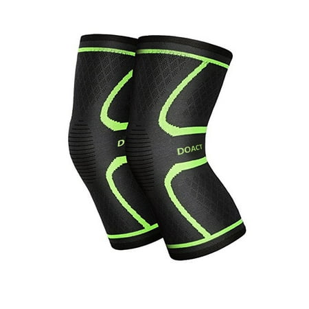 Knee Compression Sleeve - Knee Compression Sleeve (1 Pair) - Instant Knee Support Brace for Running, Sports, Jogging, Basketball - Meniscus Tear, Arthritis, Joint Pain Relief, Injury Recovery for Men & Women
