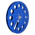 thumbnail image 5 of Carrete de cinta vacía de 1/4 y 7 pulgadas, aleación de aluminio, 11 orificios, apertura Universal, pieza de la máquina, carrete de recogida de grabación, azul, 5 of 5
