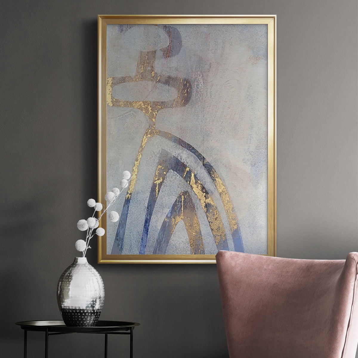 Linx III Premium Framed Print, in Gold, Black, or Silver - Ready to Hang