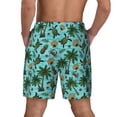 thumbnail image 4 of Balery Pineapple Sea Turtle Mens Swim Trunks Swim Shorts for Men Quick Dry Inseam Beach Shorts with Compression Liner Pocket-Small, 4 of 9