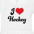 thumbnail image 4 of Inktastic I Love Hockey Girls Toddler Dress, 4 of 5