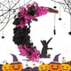 thumbnail image 5 of Guirnalda Rosas para Puerta Delantera Corona Halloween 30CM Con Gato, 5 of 9