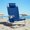 Navy 1 Pack, variant on FASCK Backpack Beach Chair for Adults Portable, Lay Flat Reclining Beach Chair with 5 Positions, Tall Heavy Duty Folding Chairs with Cup Holder, Cooler Pouch, Storage Pouch, Towel Bar, Navy