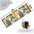 thumbnail image 2 of Ryvnso Cute Cat Cartoon Bedroom Runner Rug 2'x6' Hallway Area Carpet Non Slip Entryway Mat with Tassels, 2 of 8
