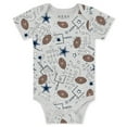 thumbnail image 3 of Infant & Newborn WEAR by Erin Andrews Dallas Cowboys Three-Piece Turn Me Around Bodysuits & Pant Set, 3 of 5