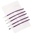 thumbnail image 1 of 5 uds. De horquillas para el pelo de aleación para mujer, pasador (plateado, morado oscuro, largo), 1 of 2