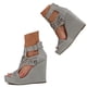thumbnail image 5 of Nuevas sandalias de cuña Zapatos de mujer ahuecados con boca de pez de fondo grueso para mujer Wmkox8yii sa3584, 5 of 6