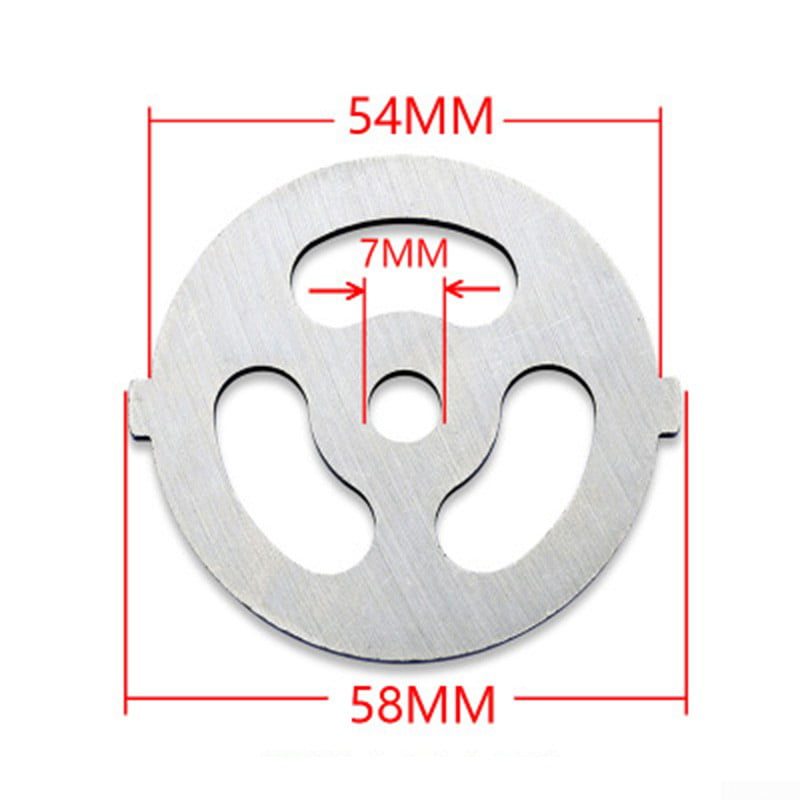 55MM Household 5# Meat Grinder Hole Plate Replace Stainless Steel Grinder Repair 