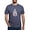 Heather Navy, variant on - Pi Sigma Epsilon Colored Crest T Shirt - Mens Tri-blend T-Shirt