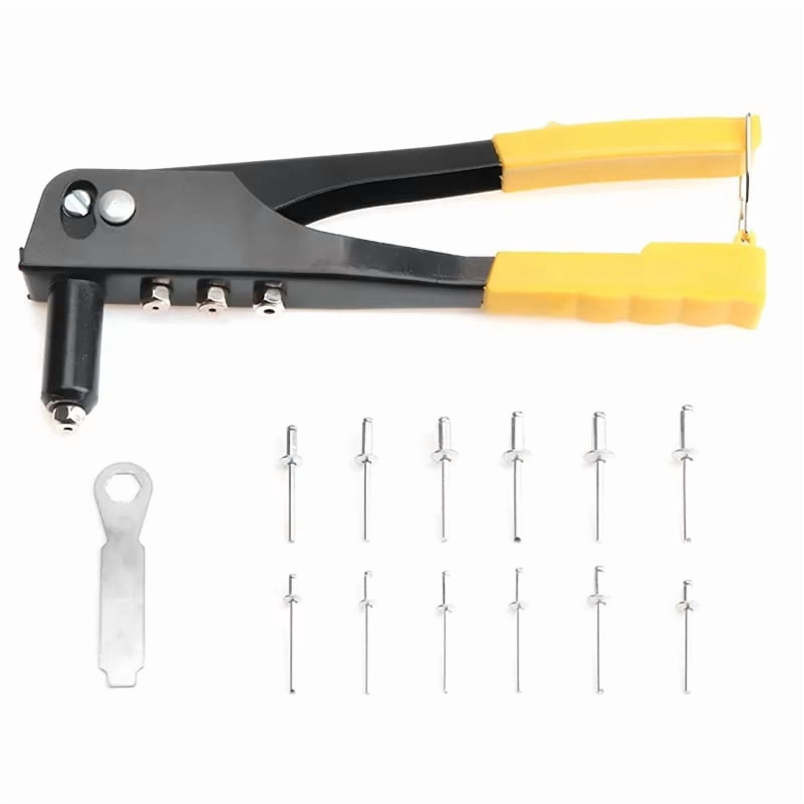 200Pcs Heavy Duty Riveter Set Aluminum Blind Rivets Assortment Kit Hand Tools Rivet Nut Tool