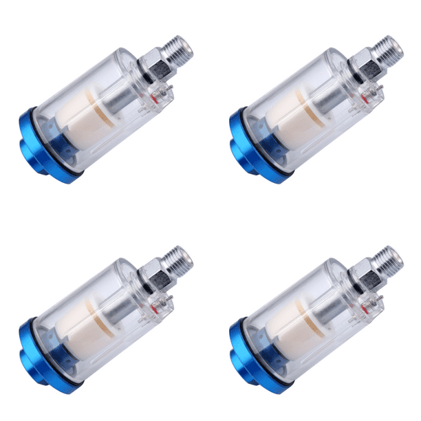 Separador Aceite Alta Presión 1/4 Pulgadas Filtro Manguera Aire en Línea Absorbente Humedad para Compresor Pistola Pulverizadora Piezas Neumáticas