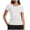 White, variant on Going Out Tops for Women Slim Fit Short Sleeve T Shirt Underscrub,White,S
