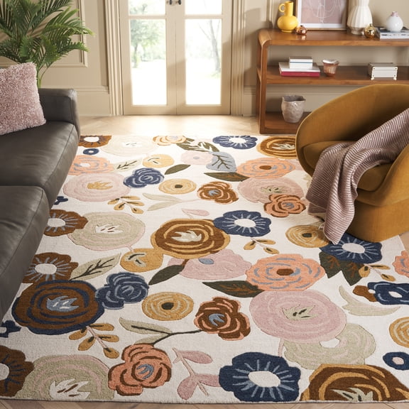 Safavieh Chelsea Florence Floral Area Rug, Ivory/Pink, 8' x 10'