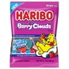 HARIBO Berry Clouds Gummies Assorted Berry Flavor Cloud Shaped Soft Chewy Gummy Candy, 3.1oz, Share Size Peg Bag
