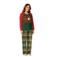 thumbnail image 3 of Christmas Pajamas for Family Matching Sets Christmas Letter Plaid Printed Holiday Sleepwear Soft Pjs Loungewear for Women,S, 3 of 5