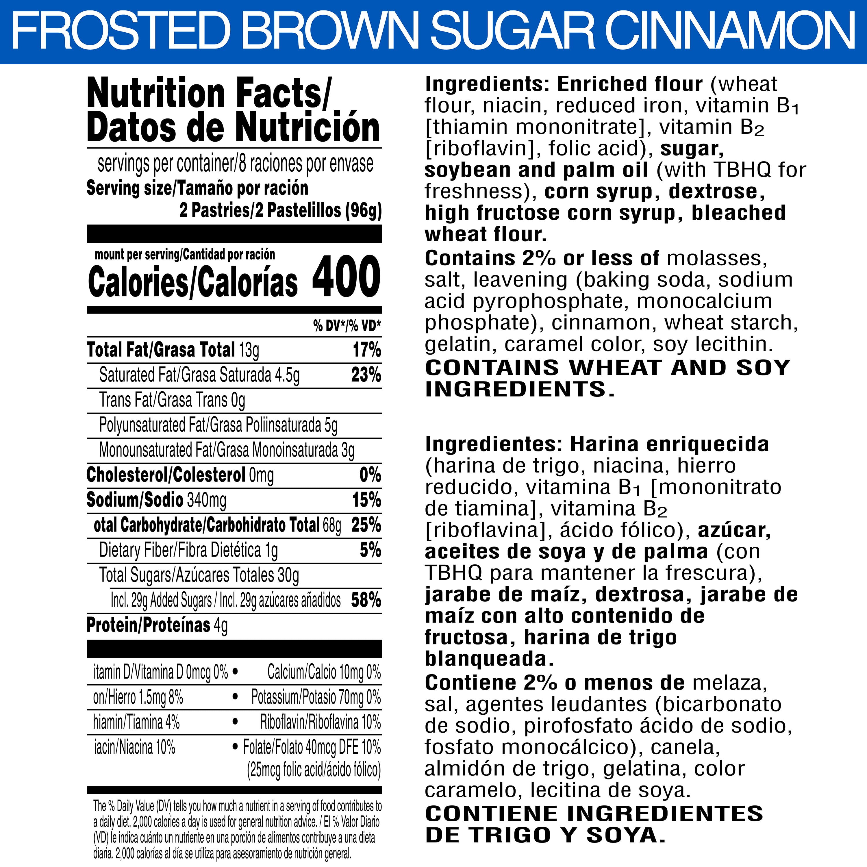 Pop-Tarts, Breakfast Toaster Pastries, Frosted Brown Sugar Cinnamon, Value Pack, 16 Ct, 27 Oz - 2 Pack