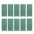 thumbnail image 1 of 10Pcs DIY Prototype Board Universal Double Sided Boards Kit for Engineers Technicians 3cmx7cm, 1 of 4