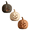 ABC, variant on Handmade Terracotta Jack O' Lantern, Halloween Decor & Fall Decorations for Home, Outdoor Indoor Funny Vintage Farmhouse Decoration for Room Front Porch lawn Desk Bedroom Fireplace - Orange
